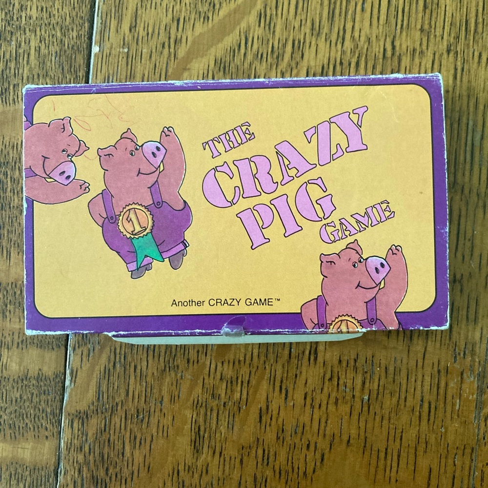 Vintage The Crazy Pig Game